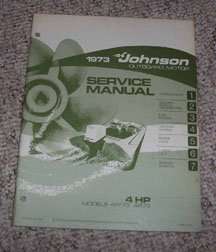 1973 Johnson 4 HP Outboard Motor Service Manual