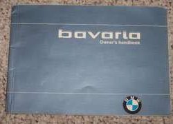 1973 BMW Bavaria Owner's Manual