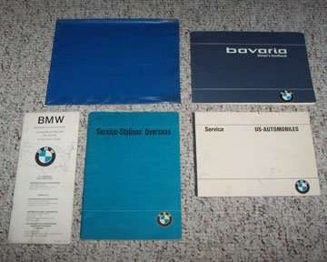 1973 BMW Bavaria Owner's Manual Set
