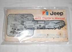 1973 Jeep Wagoneer Owner's Manual