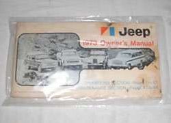 1973 Jeep Truck Owner's Manual