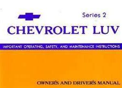 1973 Chevrolet LUV Owner's Manual