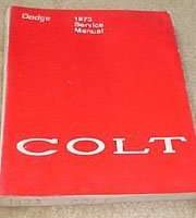 1973 Dodge Colt Service Manual