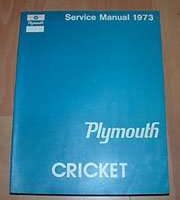 1973 Plymouth Cricket Owner's Manual
