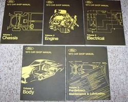 1973 Ford Thunderbird Service Manual