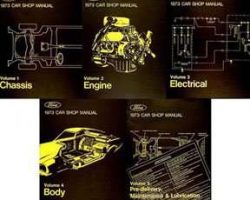 1973 Lincoln Continental Mark IV Service Manual