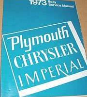 1973 Plymouth Fury Body Service Manual