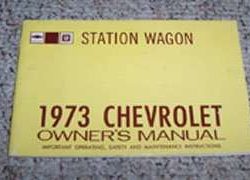 1973 Chevrolet Malibu Station Wagon Owner's Manual