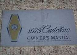 1973 Cadillac Deville Owner's Manual