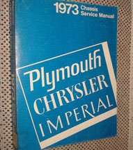 1973 Plymouth Duster Chassis Service Manual
