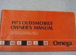 1973 Oldsmobile Omega Owner's Manual