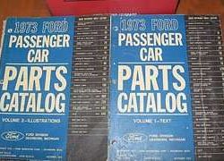 1973 Ford Maverick Parts Catalog Text & Illustrations