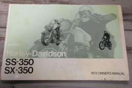 1973 Harley Davidson SS-350 & SX-350 Owner's Manual