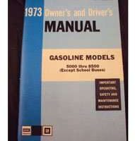 1973 GMC Truck Gasoline Models 5000-8500 Owner's Manual