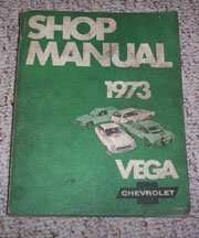 1973 Chevrolet Vega Shop Service Manual