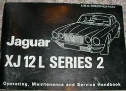 1975 Jaguar XJ12 L Series 2 Owner's Manual