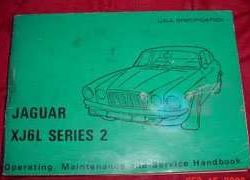 1975 Jaguar XJ6 L Series 2 Owner's Manual