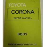 1975 Toyota Corona Body Service Repair Manual