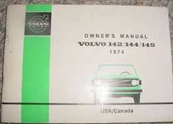 1974 Volvo 142, 144 & 145 Owner's Manual