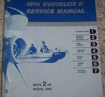 1974 Evinrude 2 HP Models Service Manual