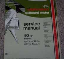 1974 Johnson 40 HP Outboard Motor Service Manual