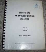 1974 Mercedes Benz 450SE & 450SEL Electrical Troubleshooting Manual