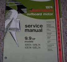 1974 Johnson 9.9 HP Outboard Motor Service Manual