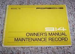 1974 Porsche 914 1.8 & 2.0 Owner's Manual