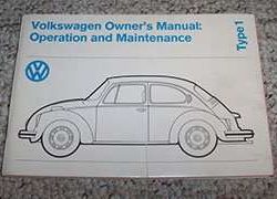 1974 Volkswagen Beetle Owner's Manual