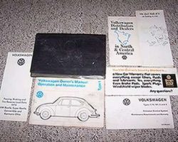 1974 Volkswagen Beetle Owner's Manual Set