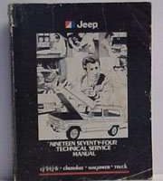 1974 Jeep Cherokee Service Manual