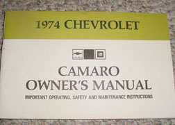 1974 Chevrolet Camaro Owner's Manual