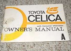 1974 Toyota Celica Owner's Manual