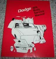 1974 Dodge Challenger Body Service Manual