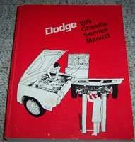 1974 Dodge Coronet Chassis Service Manual