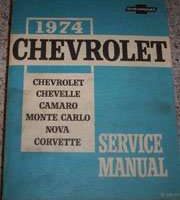 1974 Chevrolet El Camino Service Manual