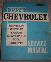 1974 Chevrolet El Camino Service Manual