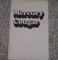 1974 Mercury Cougar Owner's Manual