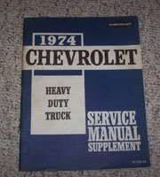 1974 Chevrolet Heavy Duty Truck Service Manual Supplement