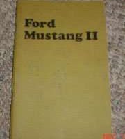 1974 Ford Mustang II Owner's Manual