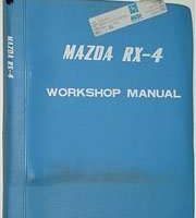 1974 Mazda RX-4 Workshop Service Manual