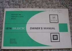 1974 Buick Century, Regal Owner's Manual