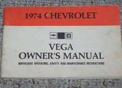 1974 Chevrolet Vega Owner's Manual