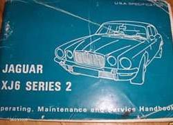 1974 Jaguar XJ6 Series 2 Owner's Manual