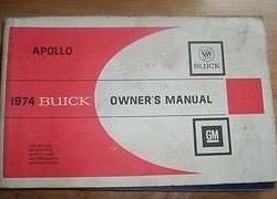 1974 Buick Apollo Owner's Manual
