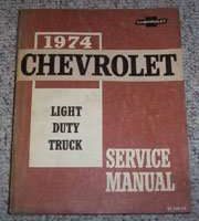 1974 Chevrolet Van Service Manual