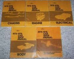 1975 Ford Thunderbird Shop Service Repair Manual