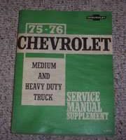 1975 Chevrolet Medium & Heavy Duty Trucks Service Manual Supplement