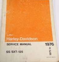1975 Harley Davidson SS-125 & SXT-125 Service Manual