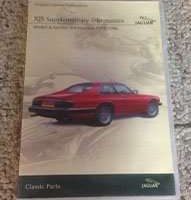 1988 Jaguar XJS Service Manual Supplement DVD